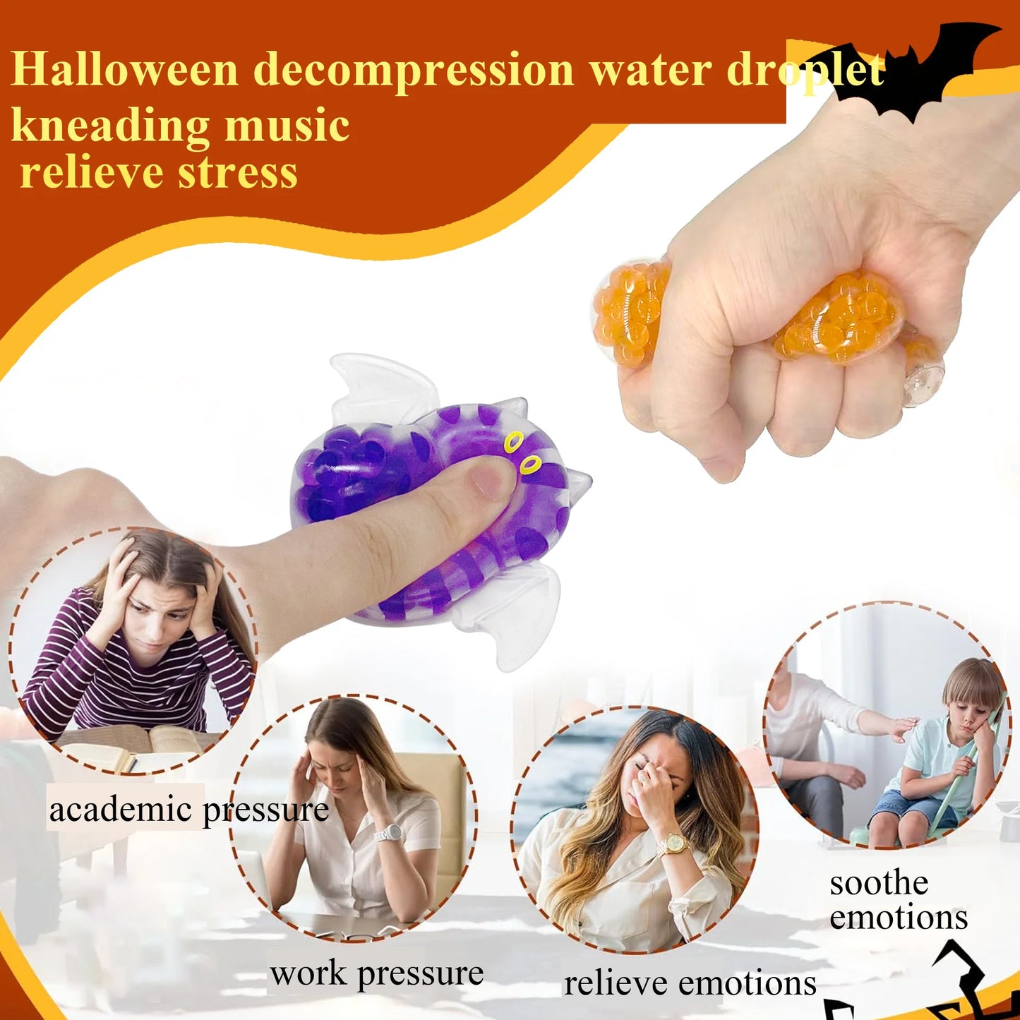 Halloween Bead Stress Ball