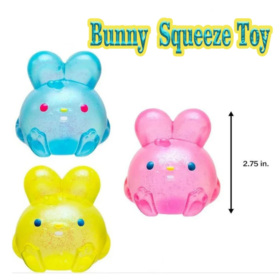 Nee Doh Squishy Rabbit Toy Soft Squishy Bunny