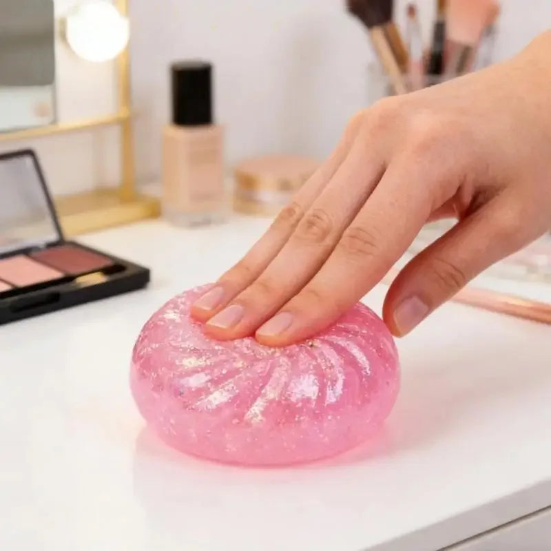 Glitter Dumpling Squishy Toy