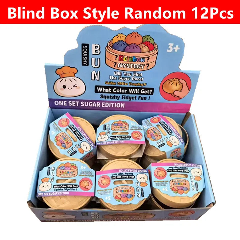 Glitter Dumpling Squishy Set