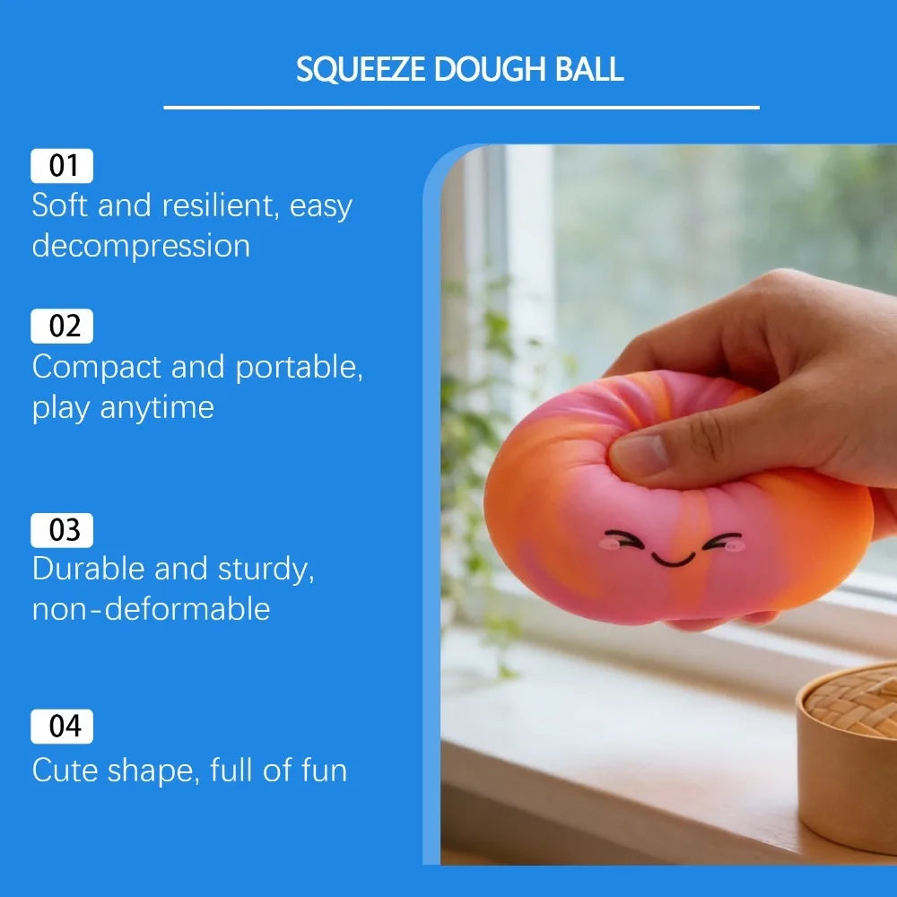 Dumpling Bao Bun Squishy Toy