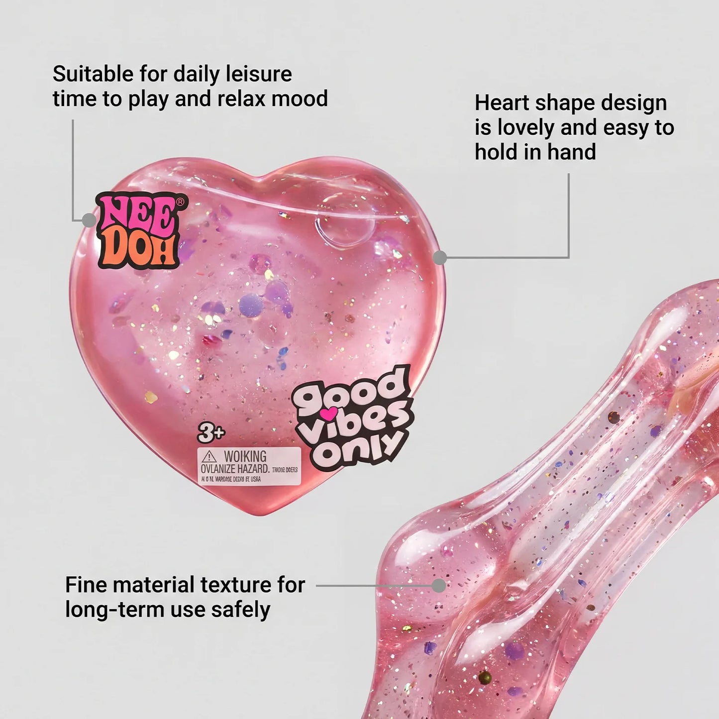Heart-Shaped Squishy Toy