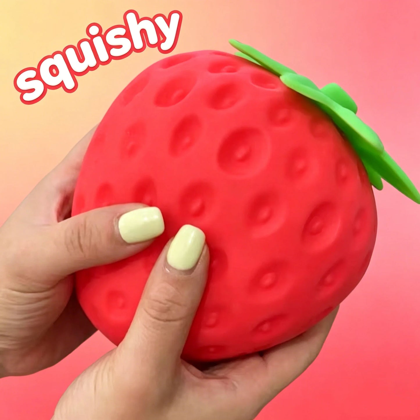Jumbo Strawberry Squishy Toy