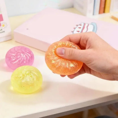 Glitter Dumpling Squishy Toy