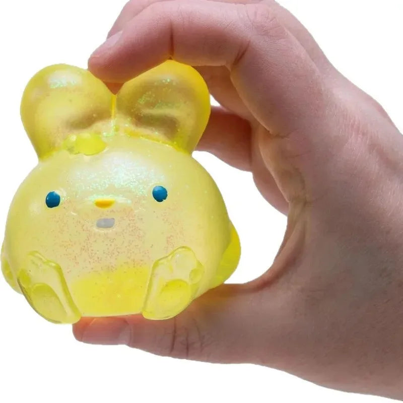 Nee Doh Squishy Rabbit Toy Soft Squishy Bunny