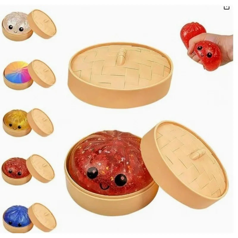 Glitter Dumpling Squishy Set