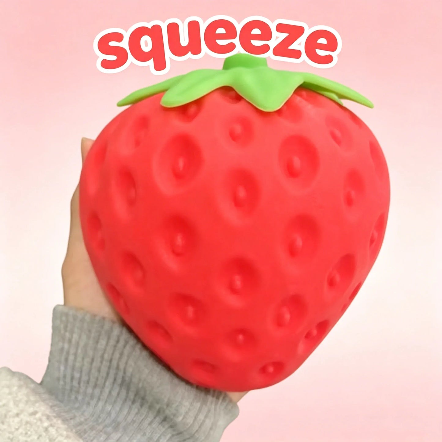 Jumbo Strawberry Squishy Toy