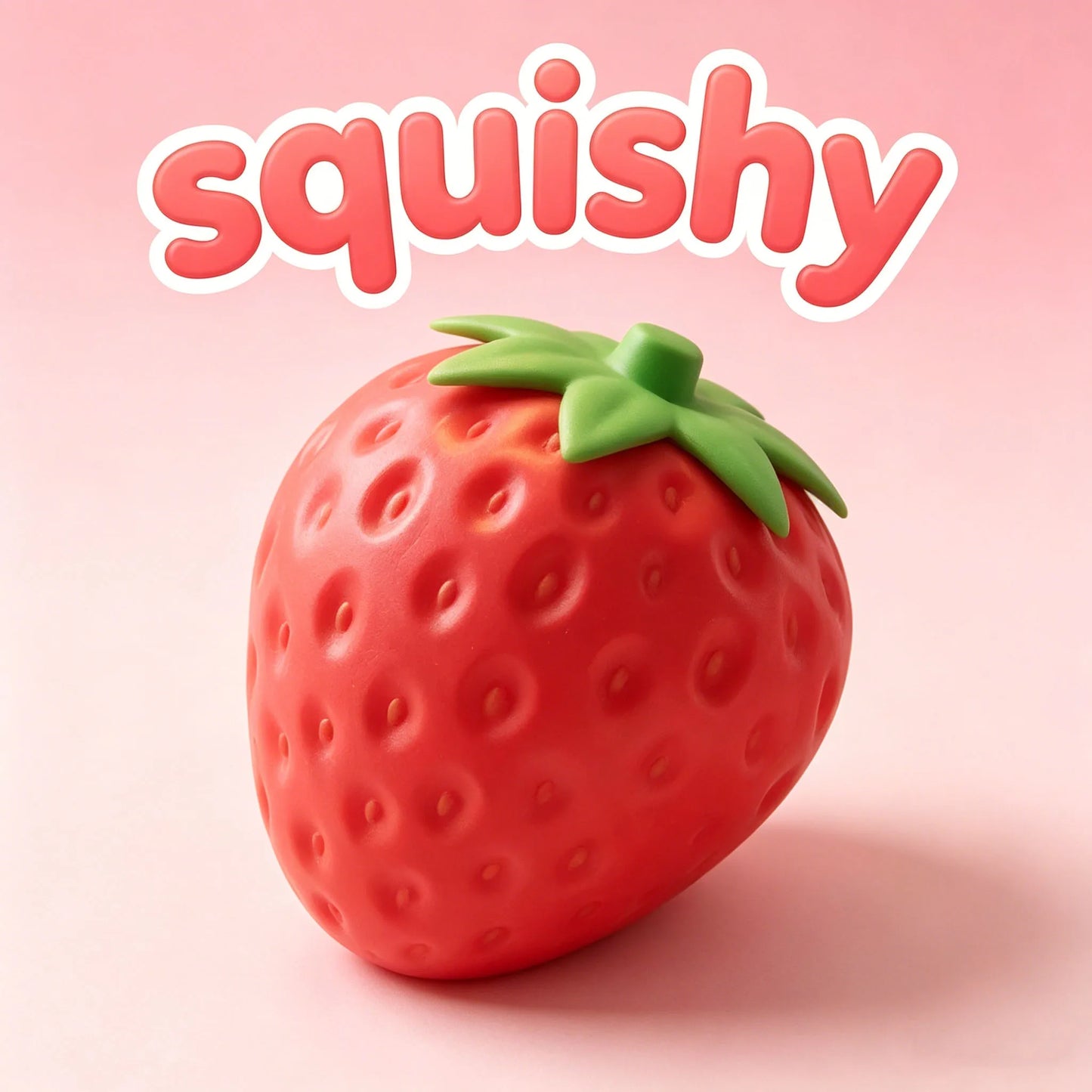 Jumbo Strawberry Squishy Toy