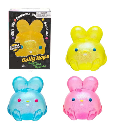 Nee Doh Squishy Rabbit Toy Soft Squishy Bunny