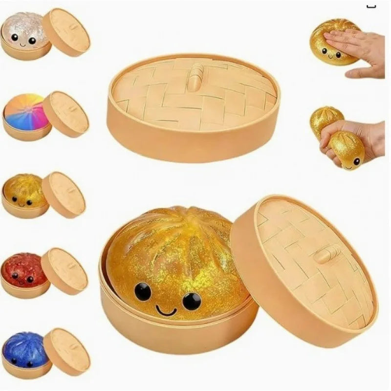 Glitter Dumpling Squishy Set