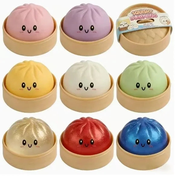 Glitter Dumpling Squishy Set