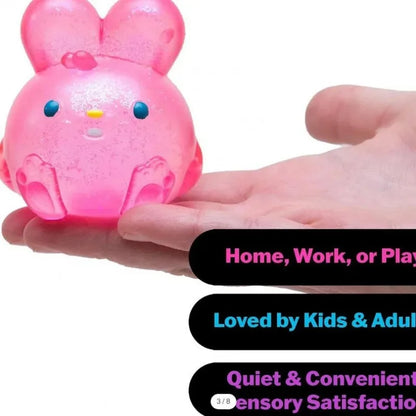 Nee Doh Squishy Rabbit Toy Soft Squishy Bunny