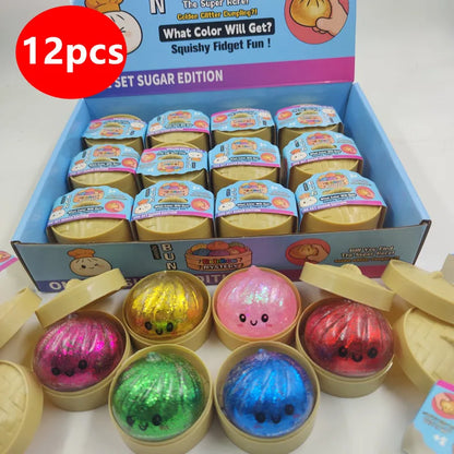 Glitter Dumpling Squishy Set