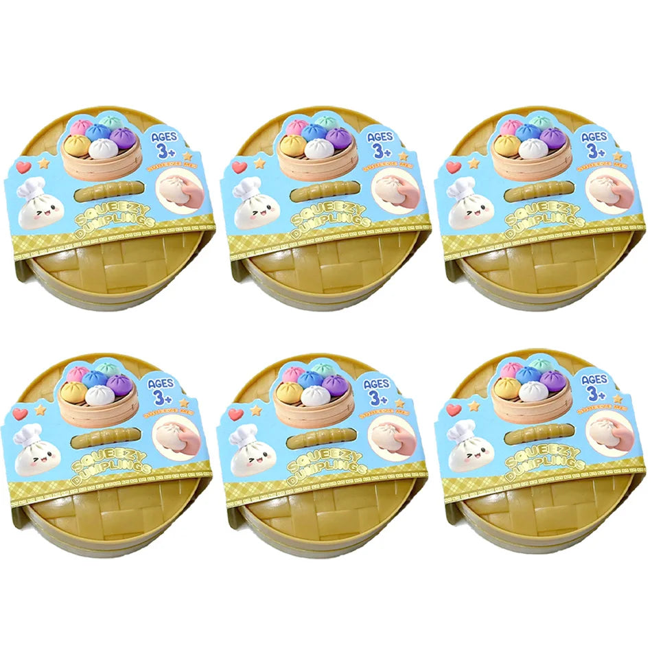 Glitter Dumpling Squishy Toy