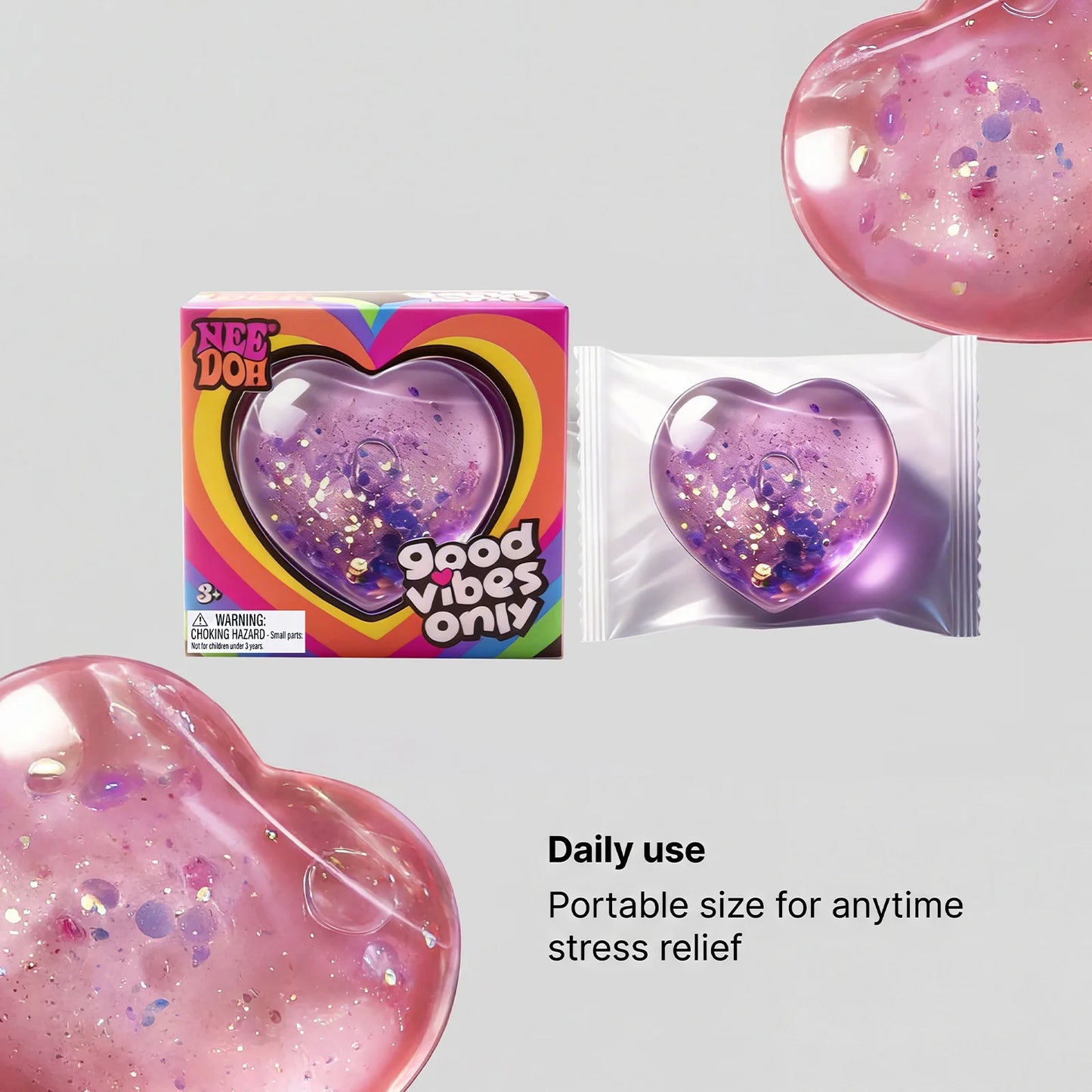 Heart-Shaped Squishy Toy